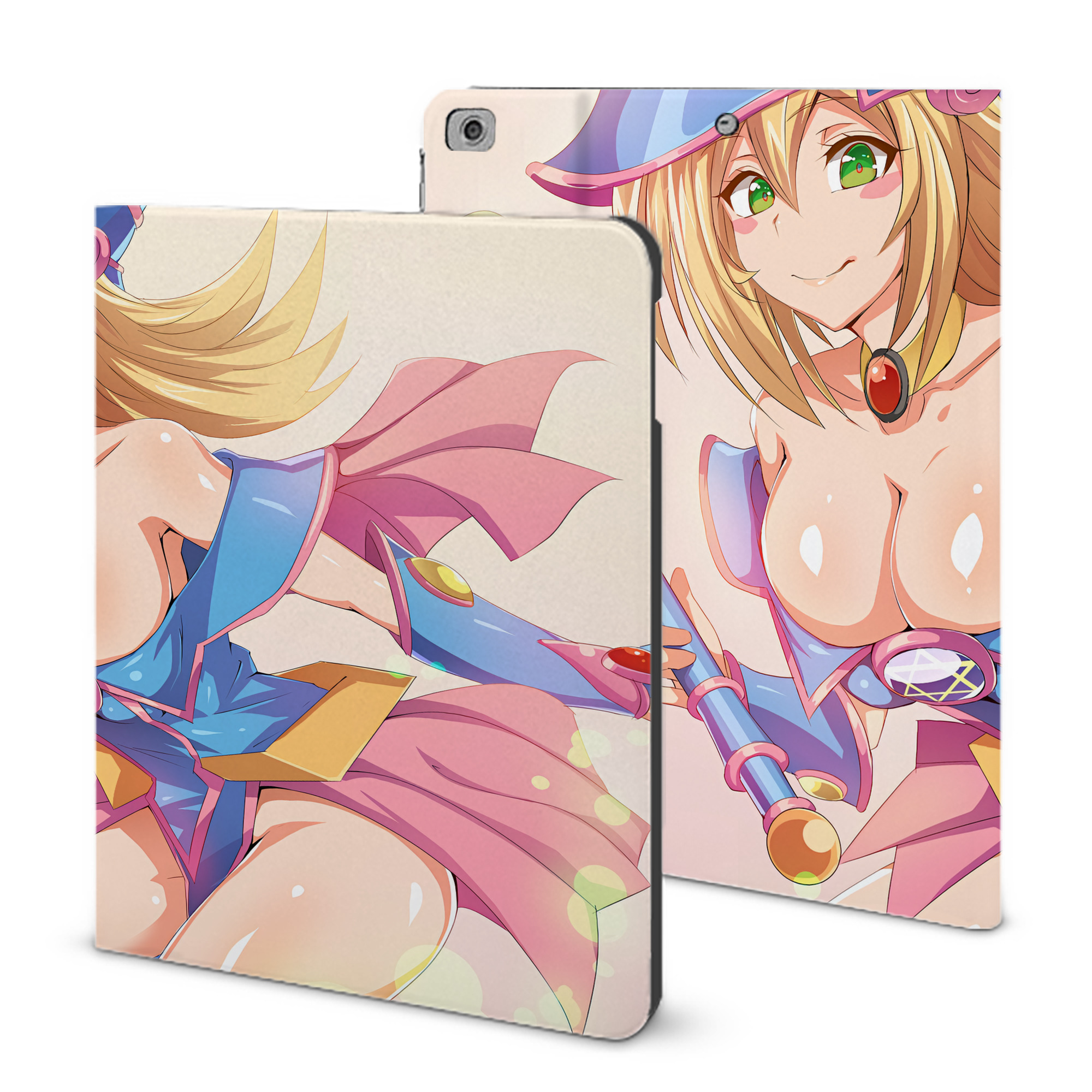 （画像用） 遊☆戯☆王 Yu-Gi-Oh! IPad ケース ブック型 PUレザー TPU 耐衝撃 軽量 薄型 ペン収納なし 全面保護 IPad 各モデル対応